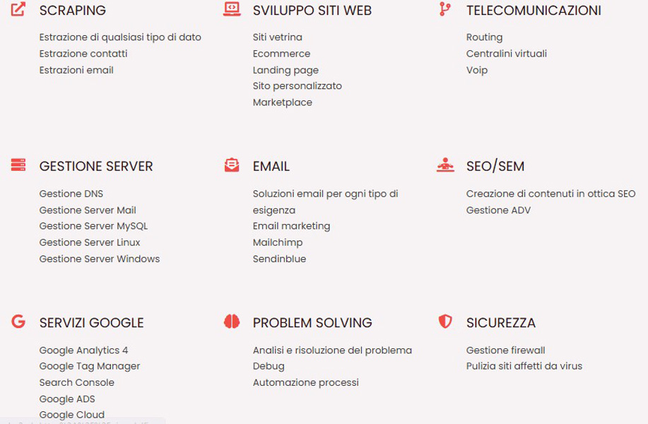 servizi digitali disponibili a Cagliari 